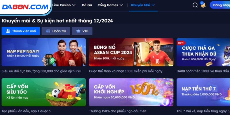 Về Chúng Tôi DA88 - Điểm Hẹn Uy Tín Của Khách Hàng Việt 3 DA88 liên tục tạo khuyến mãi chiều lòng người chơi